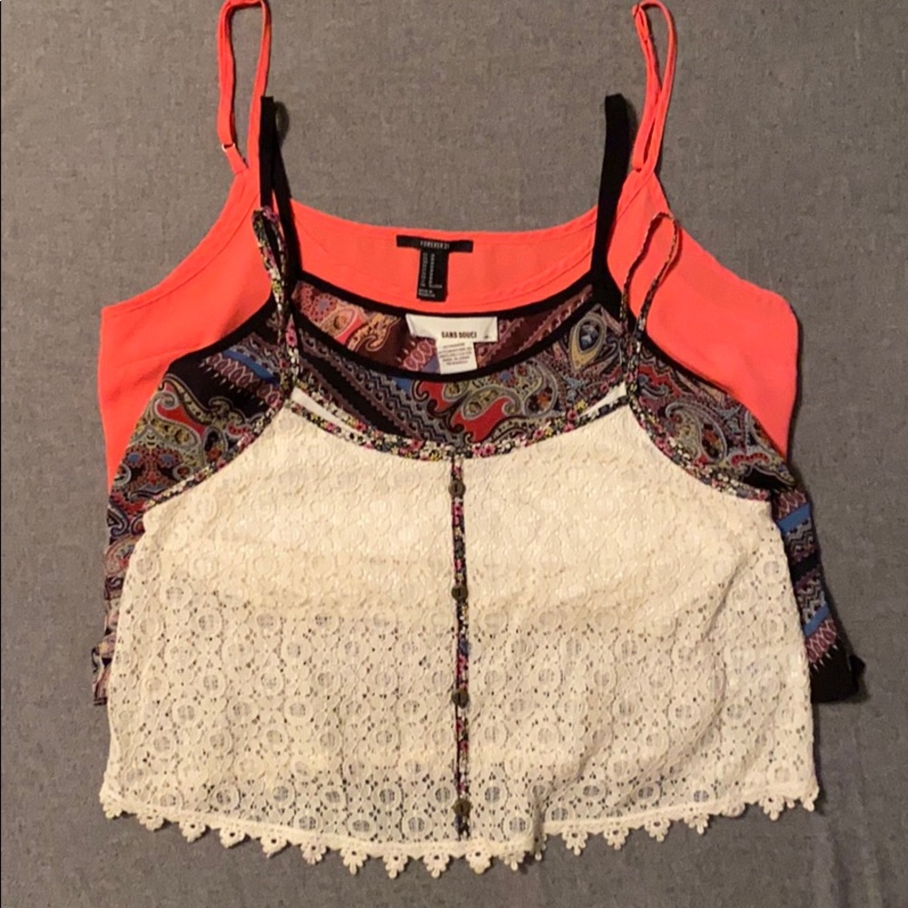 Bundle of 3 Crop Tops